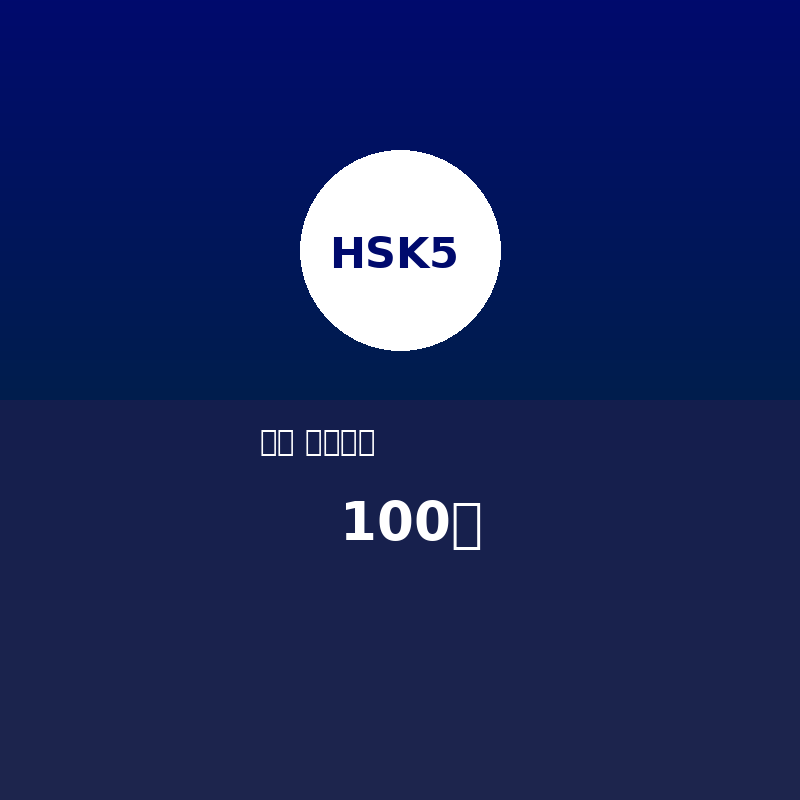 HSK 5급 작문 모범답안 100선